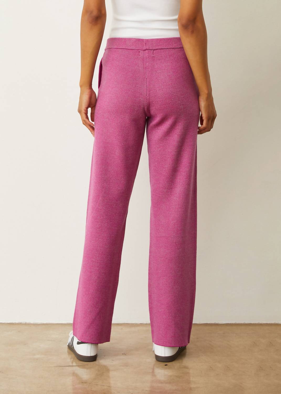 Monrow - Soft Knit Two Tone Trouser