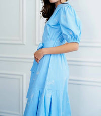 Ciebon - Shirly Embroidered Midi Dress