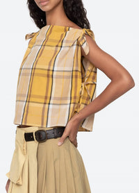 Sea - Copeland Plaid Top