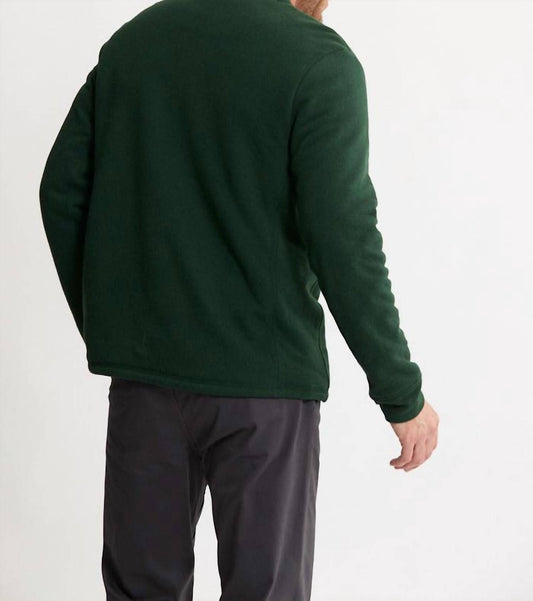 Jachs New York - Union Sherpa Lined Recycled Jacquard Henley Sweater