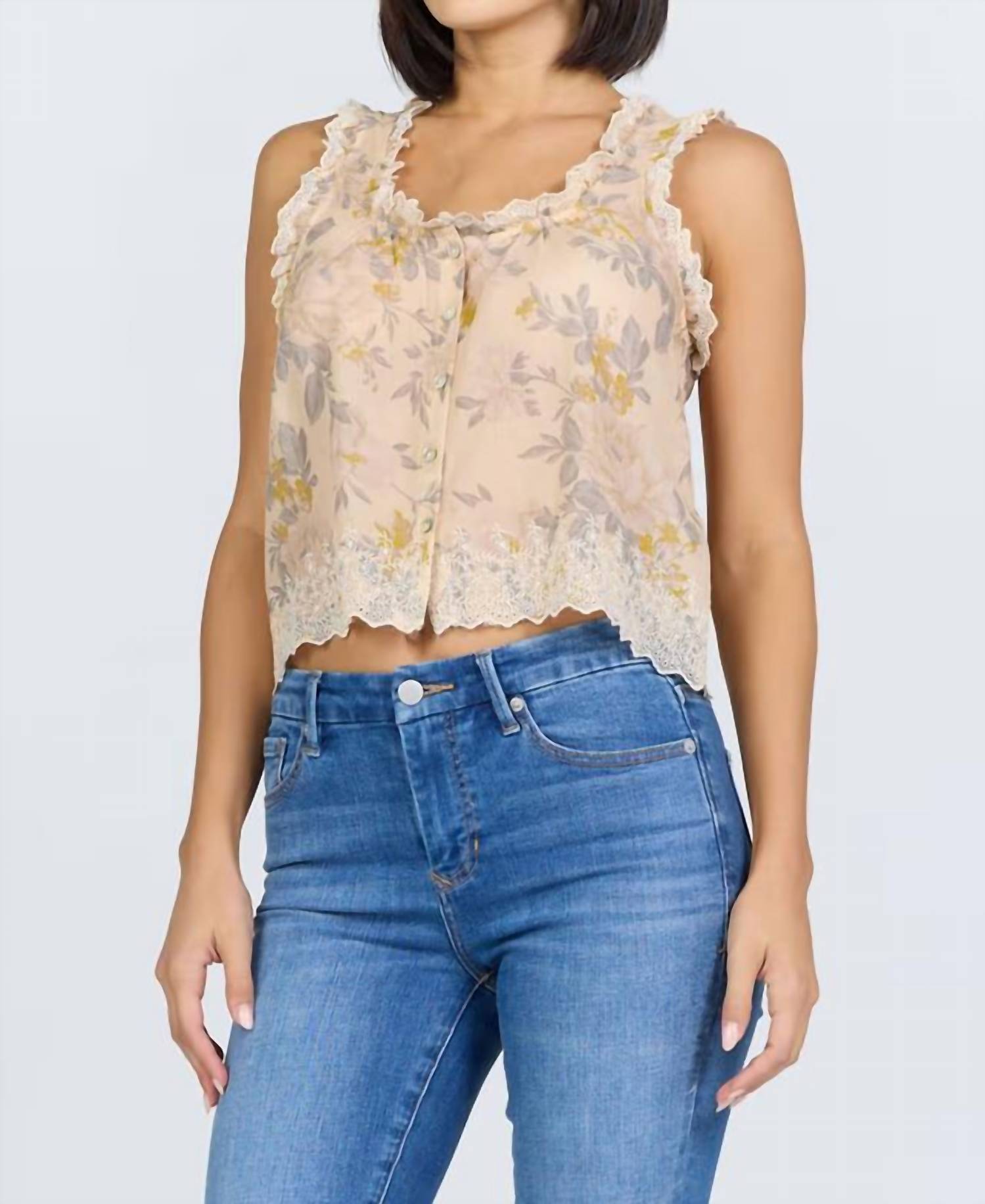 Dear John Denim - Ada Scoop Neck Sleeveless Top
