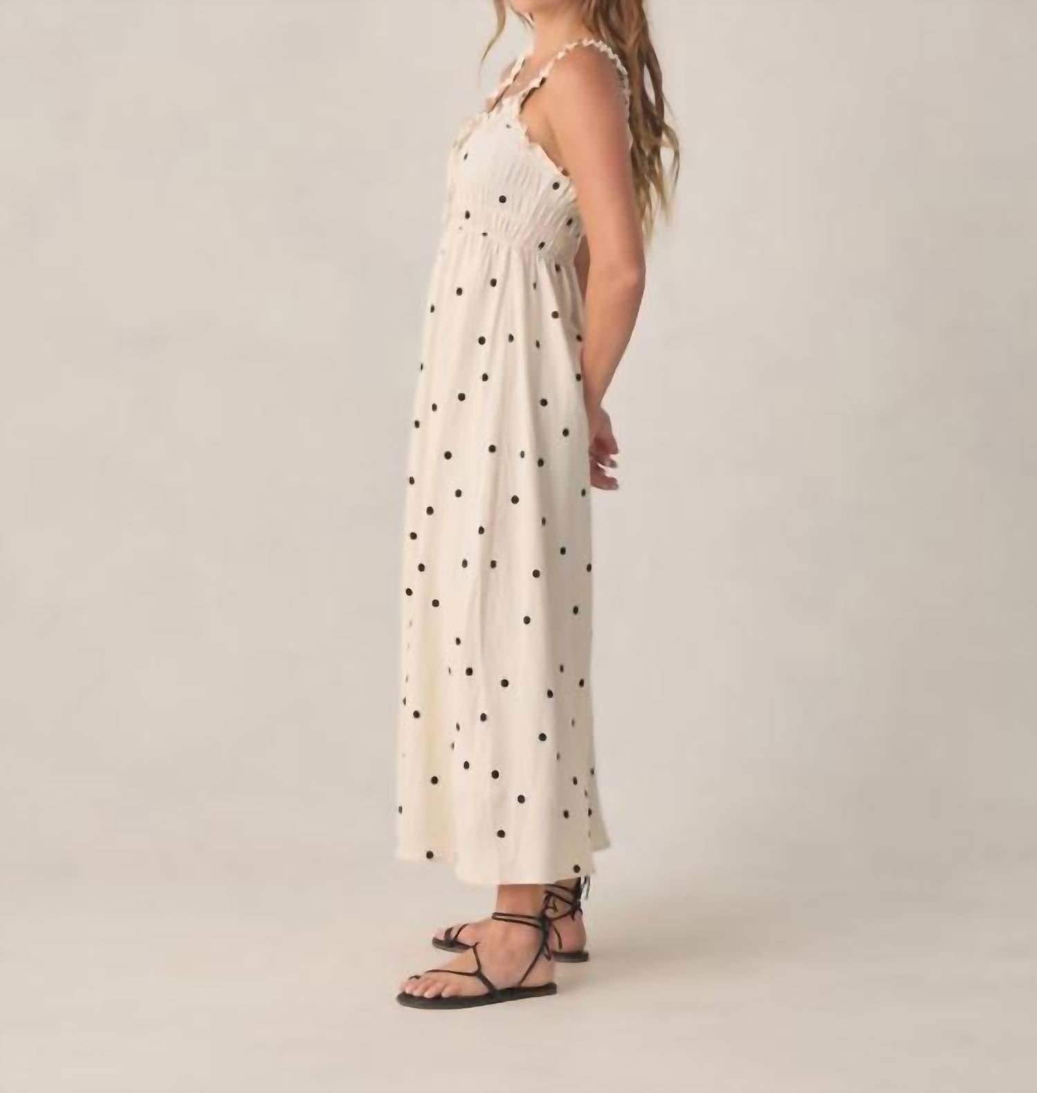 Rylee + Cru Chrissy Dress in white - women's dress - alternate view