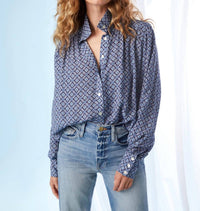 Fifteen Twenty - Shirred Button Up Shirt
