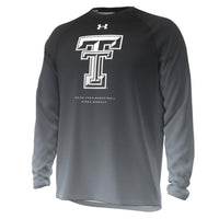 UNDER ARMOUR Men's Texas Tech Shooter Long Sleeve Shirt in black - men's long sleeve top