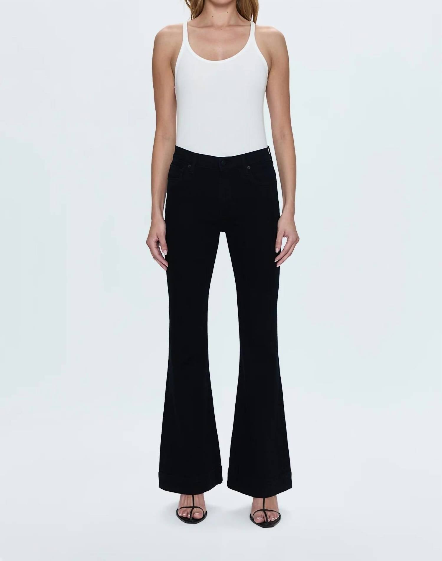 PISTOLA Kinsley Denim Jeans in noir - women's jeans - view 7