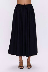 PISTOLA Noelle Midi Skirt in black - women's skirt