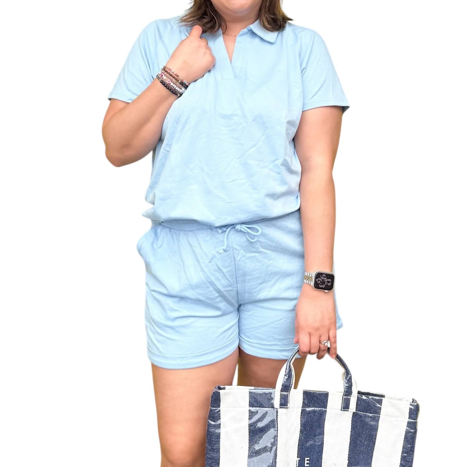 La Society - Drawstring Shorts Set