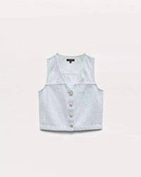 Rag & Bone - Juliana Tweed Button-front Vest