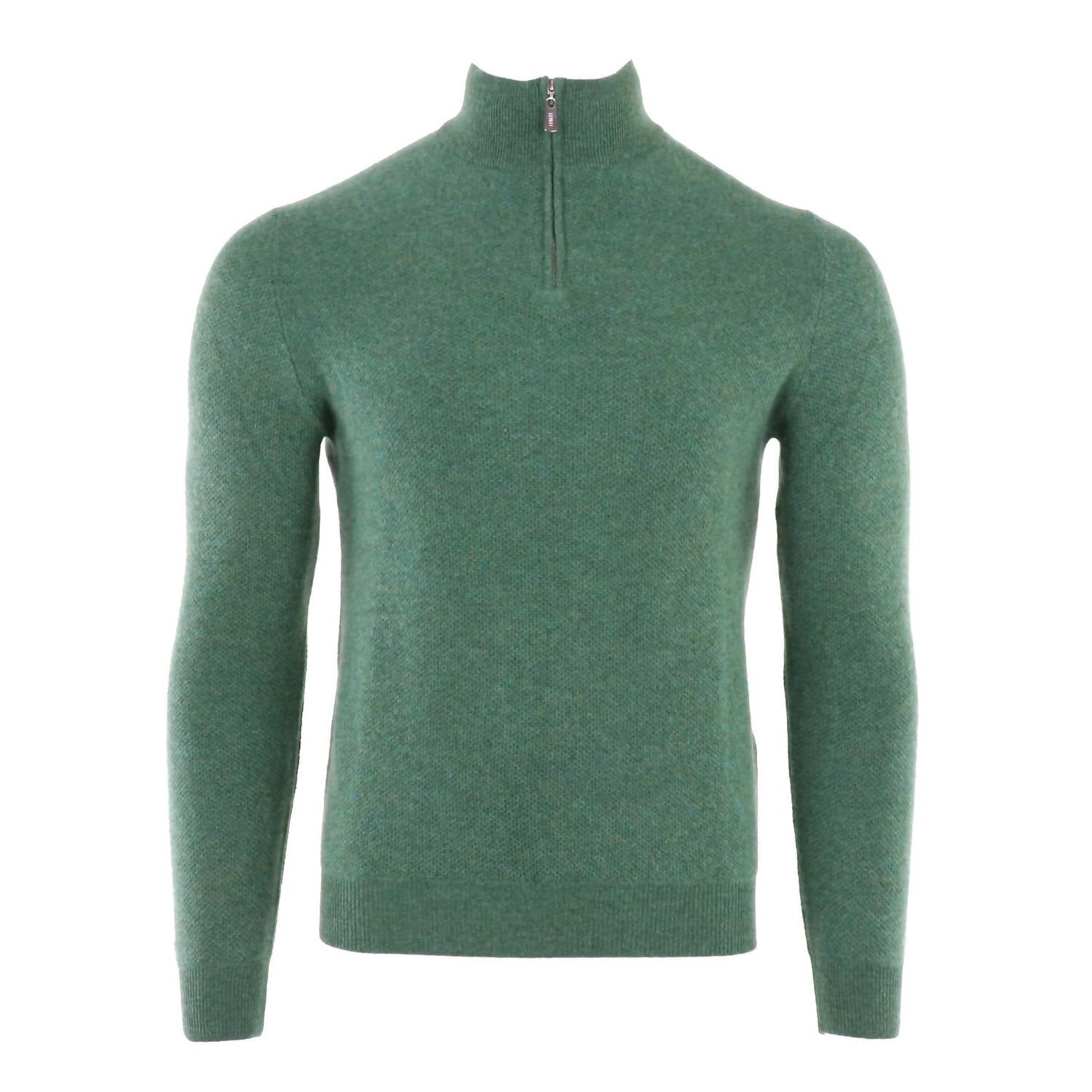 Fedeli - Men's Honeycomb Cashmere Quarter Zip