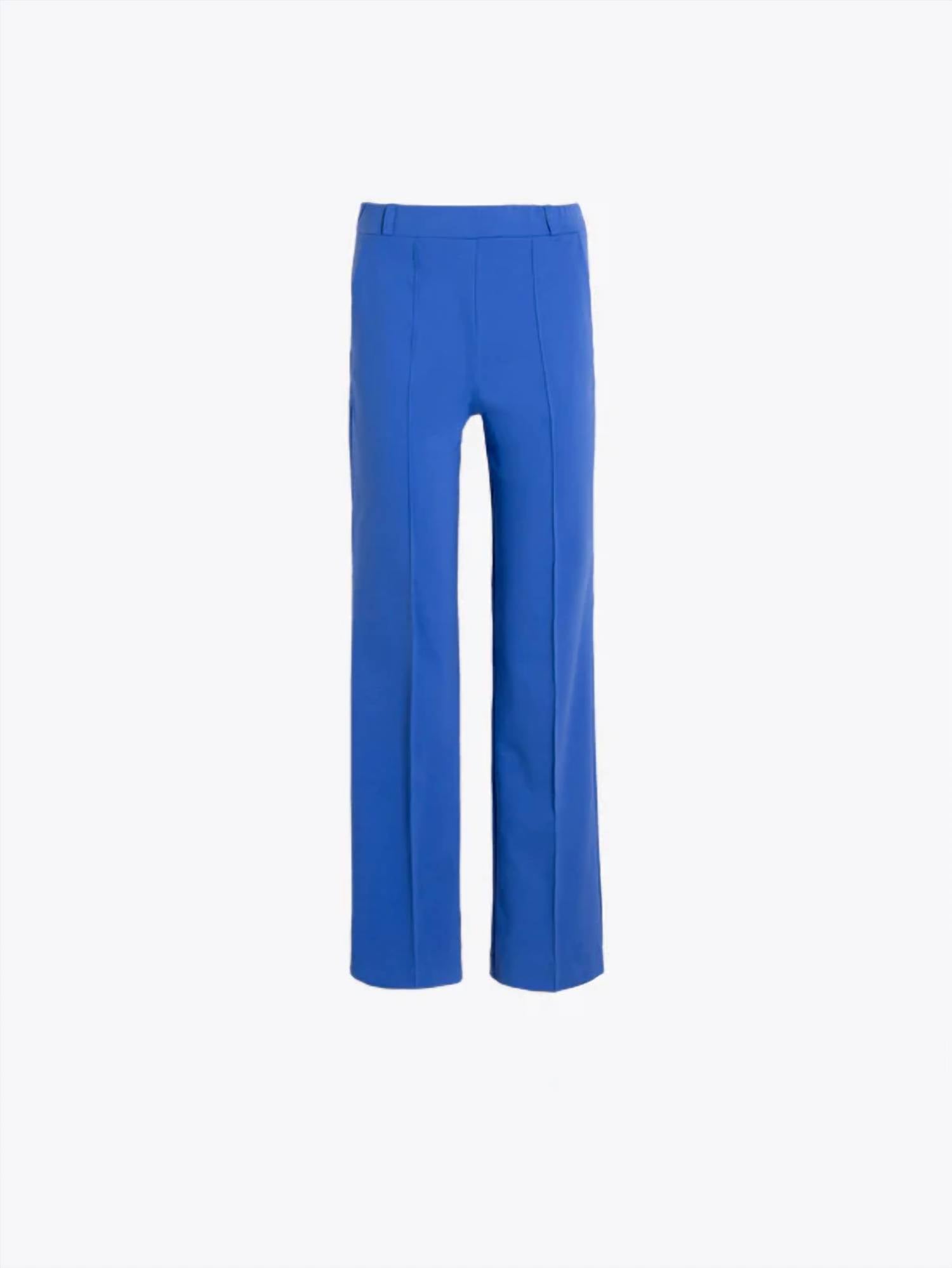 Vilagallo Women's Straight Trousers in blue - women's pants