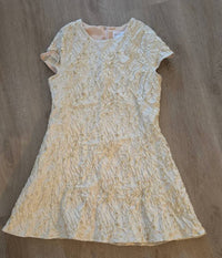 Self Contrast - Women's Embellished Short Sleeve Dress
