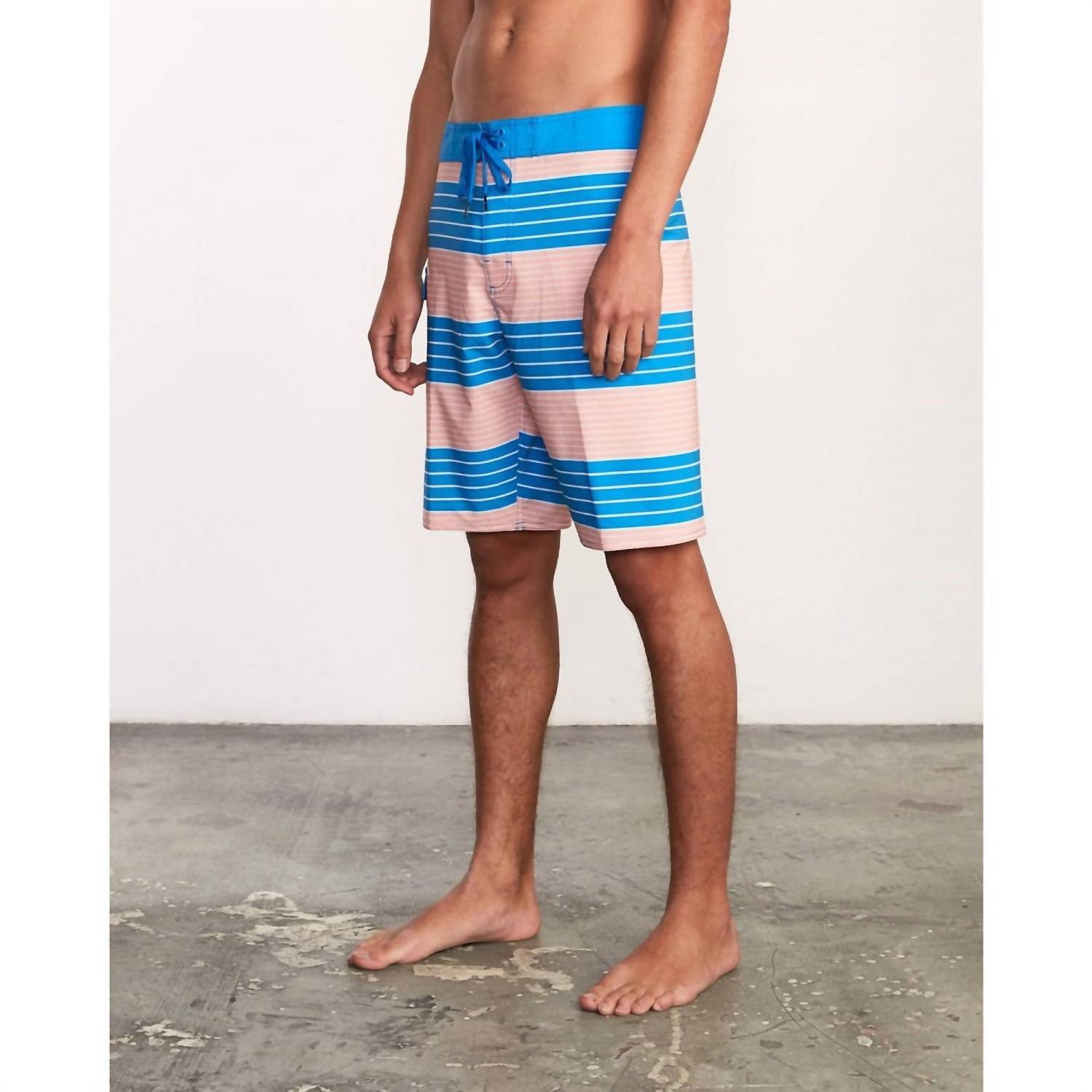 Rvca - Uncivil Stripe Trunk Shorts