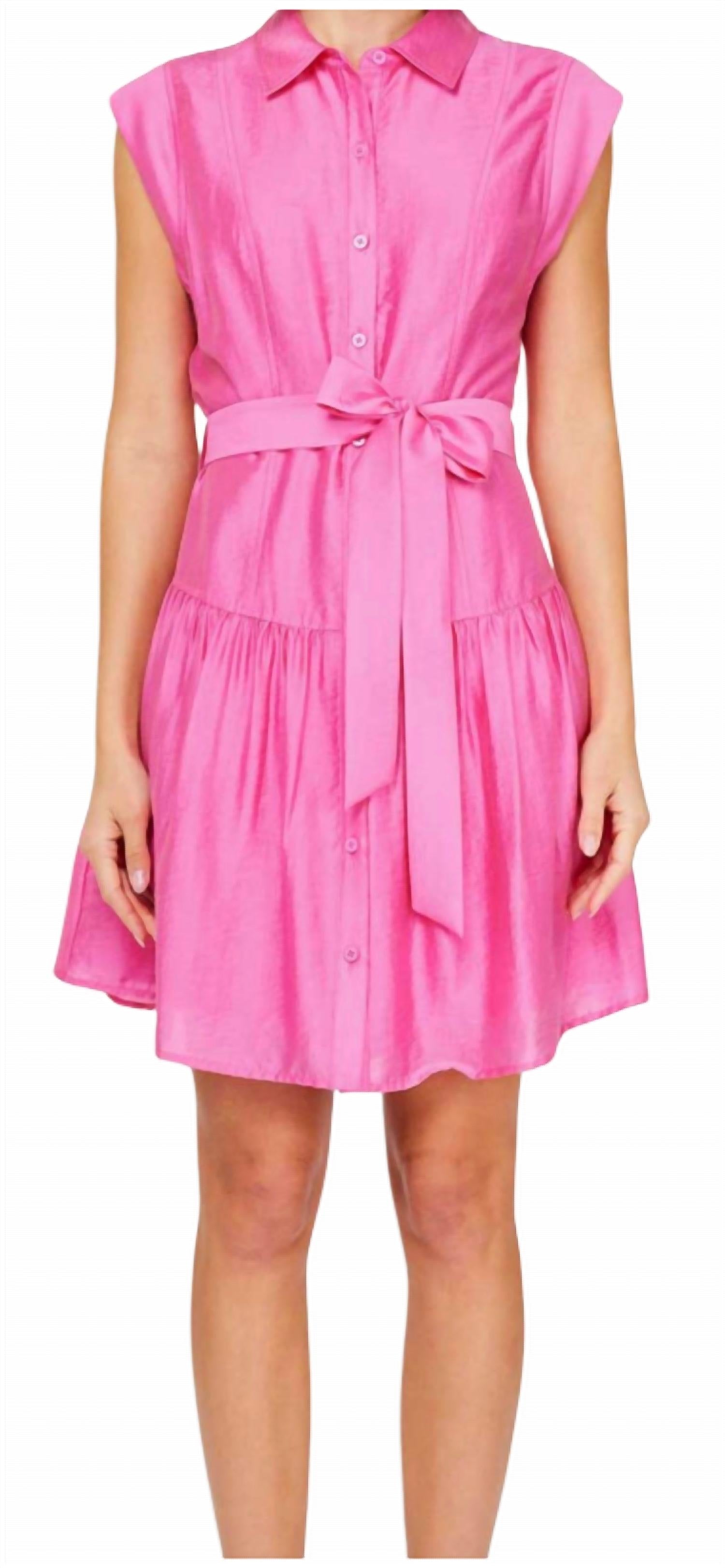 Current Air - Short Dress With Belt
