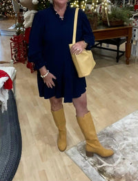 Umgee - Tiered Corduroy Dress