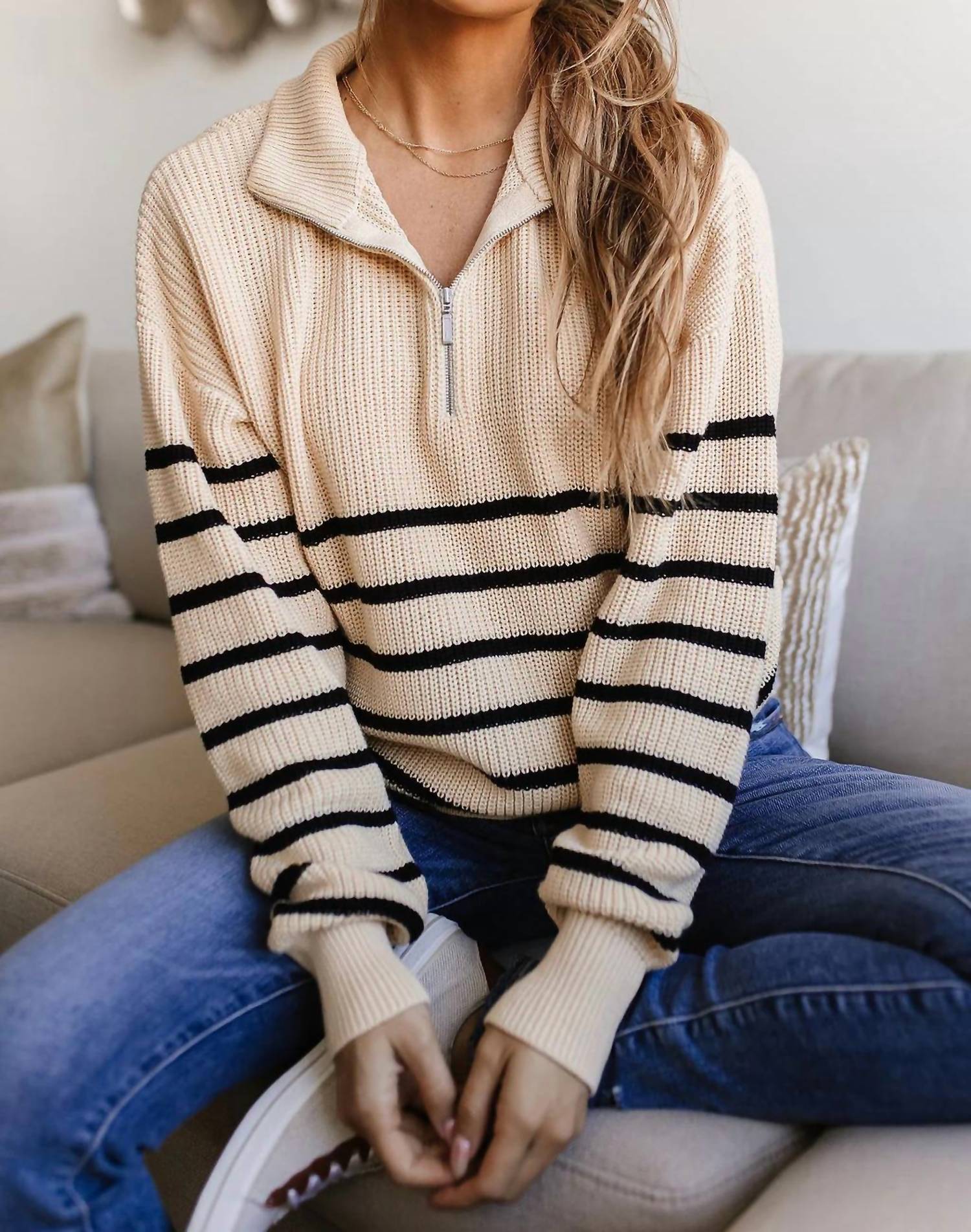 Ampersand Ave - Halfzip Sweater