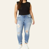 Kancan - Plus - Off The Rails Skinny Jean