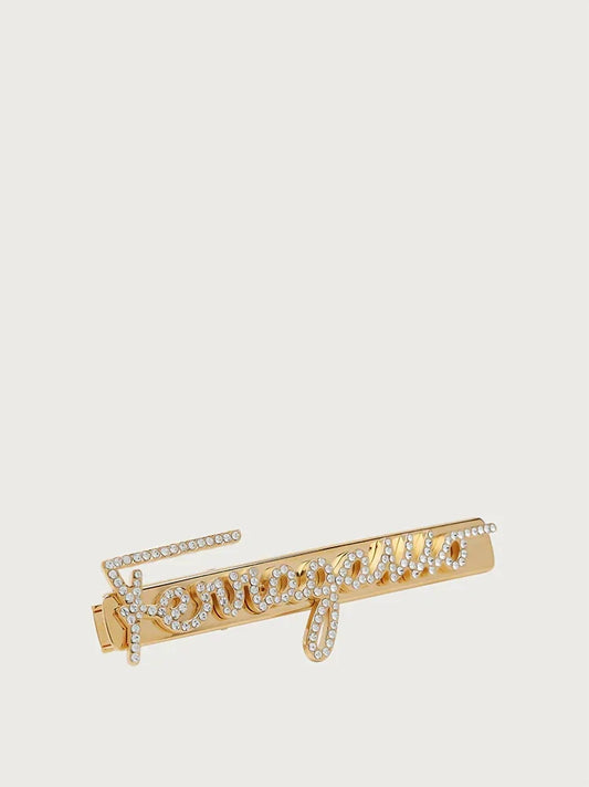 Salvatore Ferragamo - Women's Fantasia Hairclip With Crystal Logo