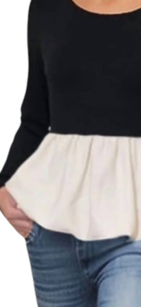 Vava - LUCY BUBBLE HEM TOP