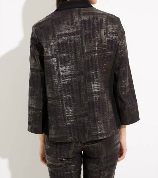 Joseph Ribkoff - Formal Abstract Buttoned Jacket
