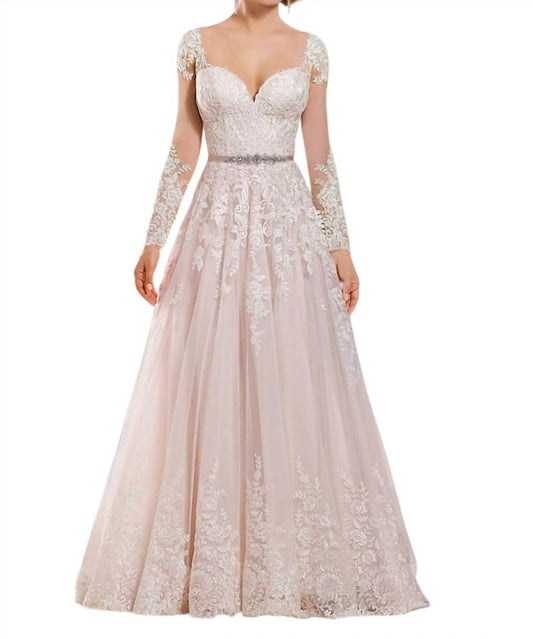 Essence Of Australia - A-line Wedding Dress with Organza Skirt