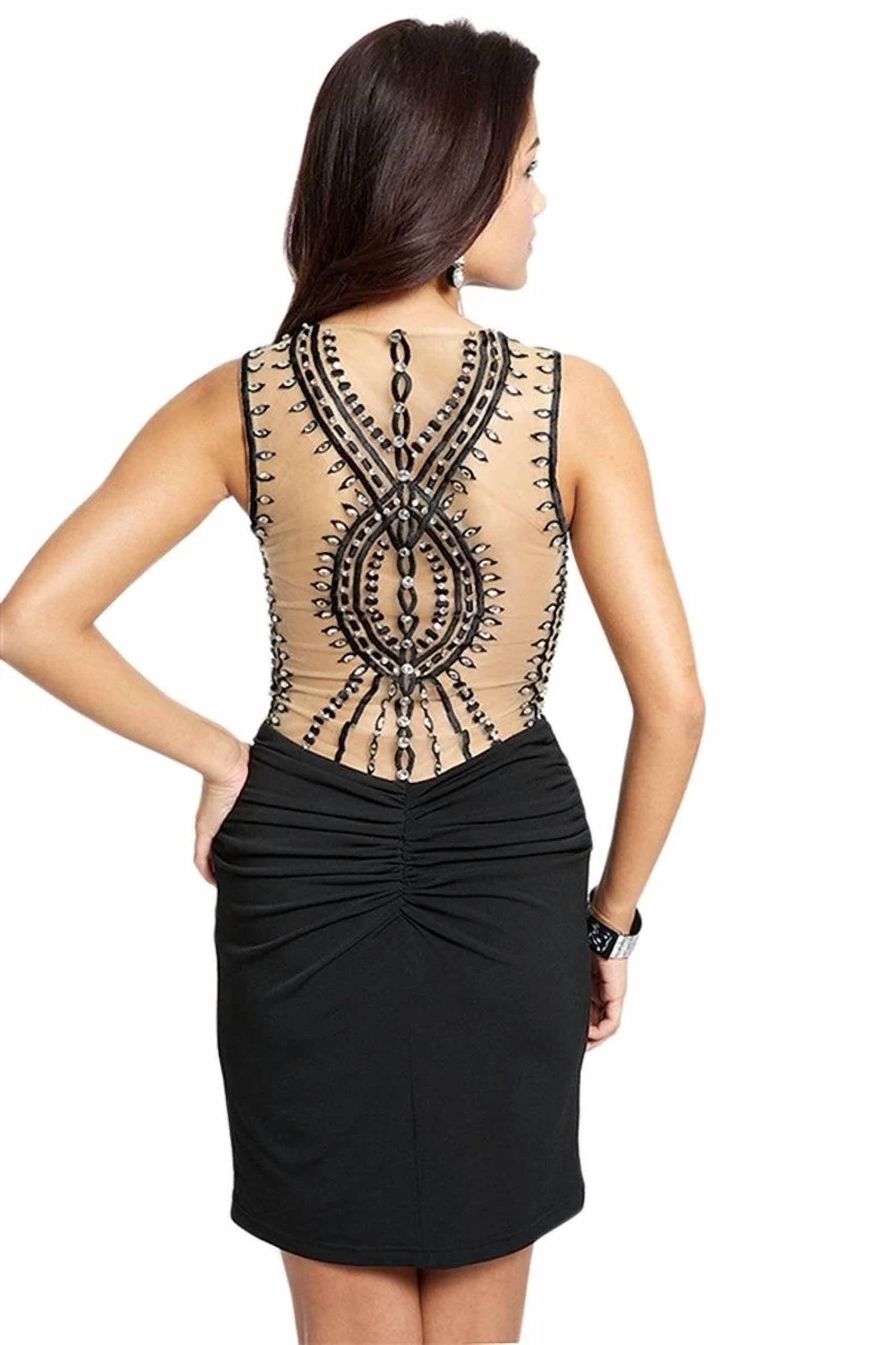Jovani - Sleeveless Sexy Short Prom Dress