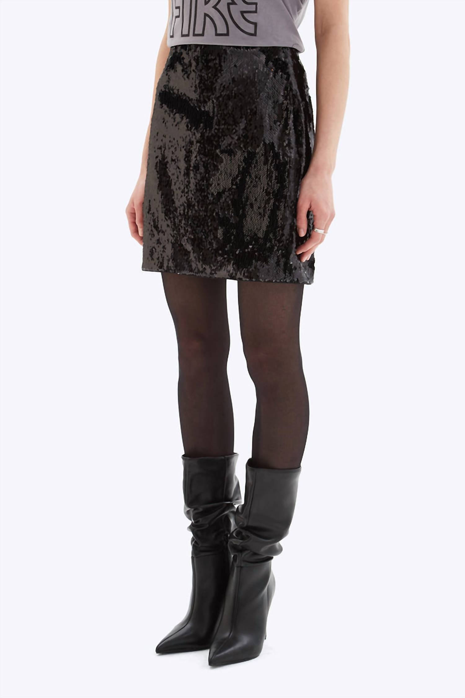 Chrldr - Riley Sequined Mini Skirt