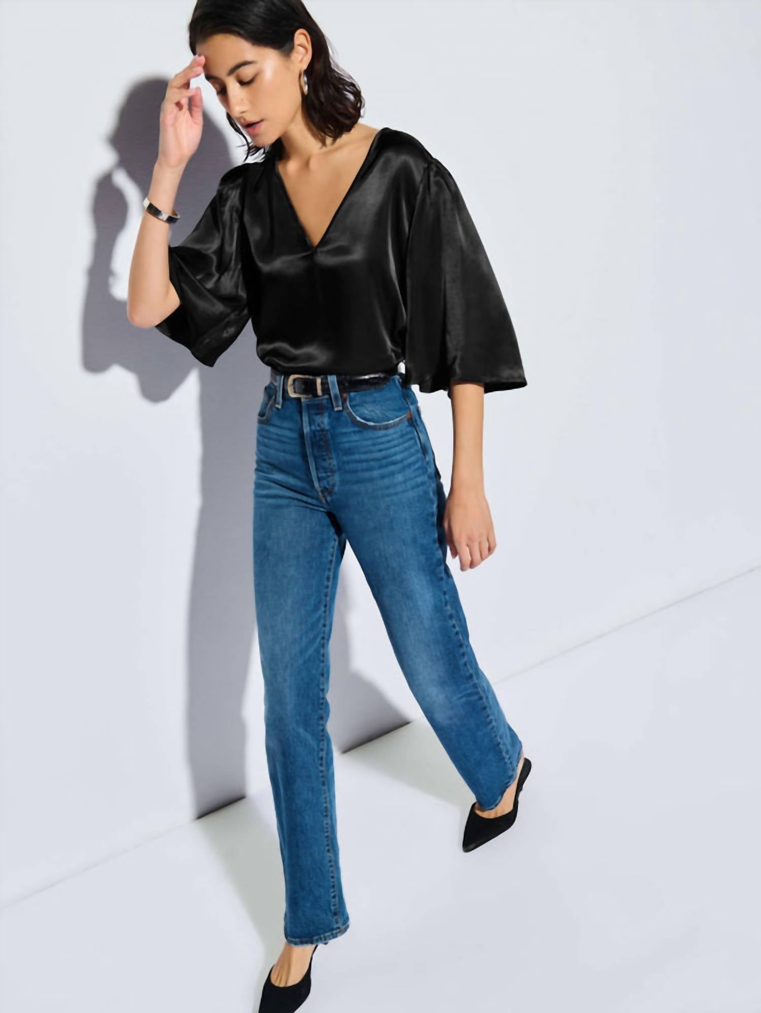 Nation Ltd - Mel V Neck Top
