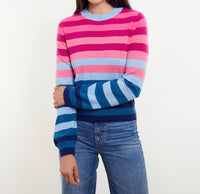 &Isla - Ariana Stripe Crew Top