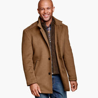 Johnston & Murphy - Upton Car Coat With Removable Bib