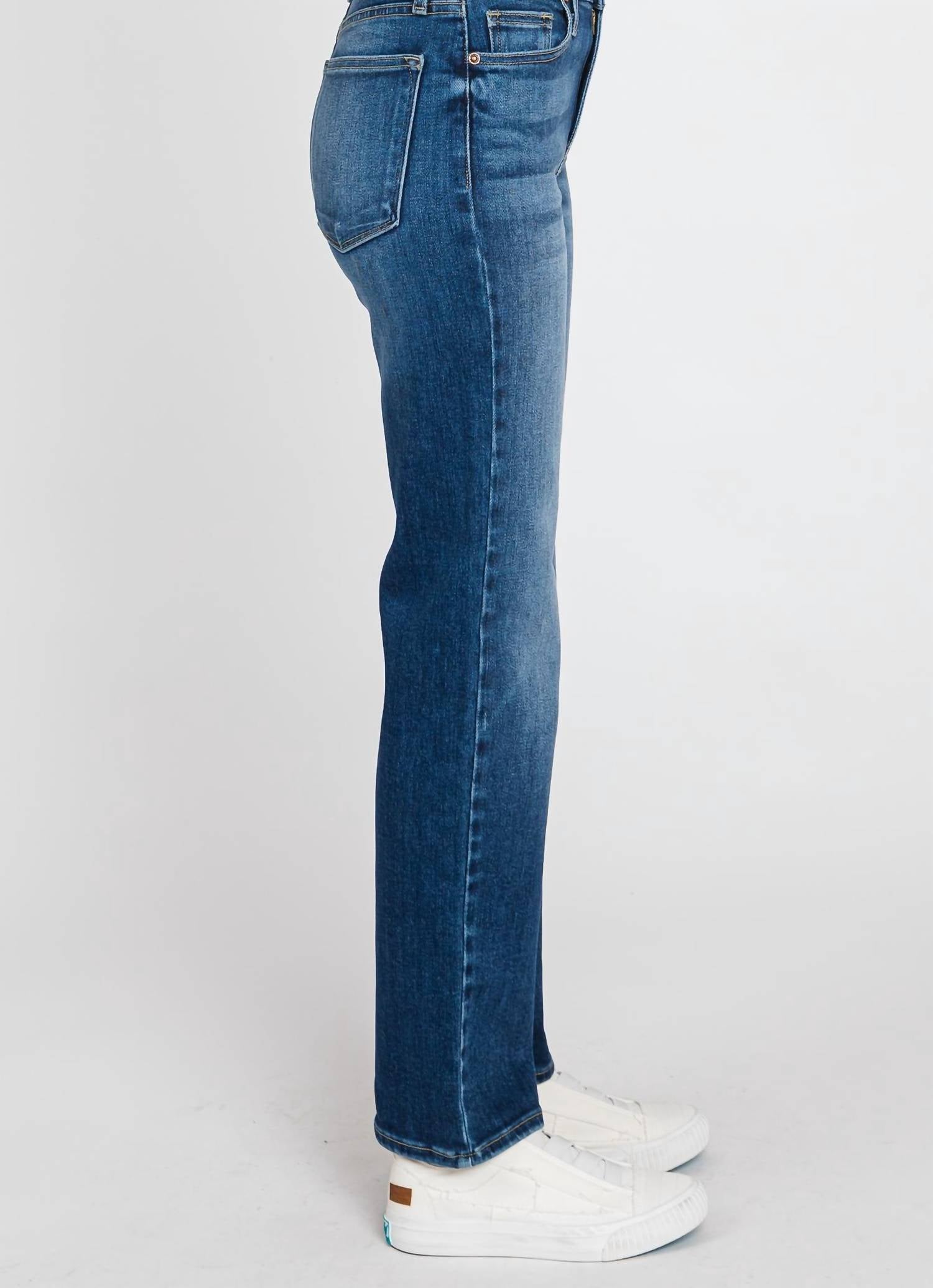 Letter To Juliet - Siena Basic Straight Leg Essential Jeans
