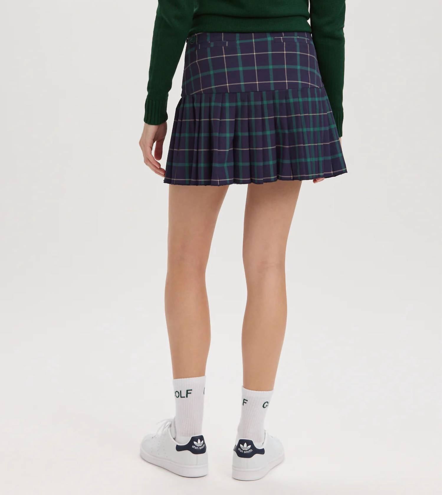 Renwick - Plaid Pleated Skort