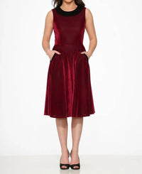 Orchid Bloom - Kurtroy With Collar Swing Dress
