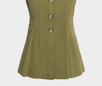 Veronica Beard - Women's Kariselle Sleeveless Square-neck Top
