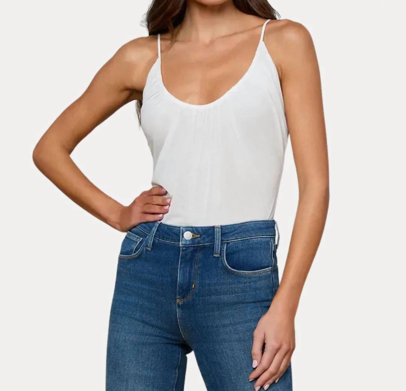 L'Agence - Gelina Ruched Bodysuit