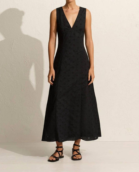 Matteau - Broderie Plunge Dress