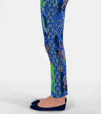 GRETCHEN SCOTT Gripeless Ditto Pull On Pants in blues - women's pants - detail view