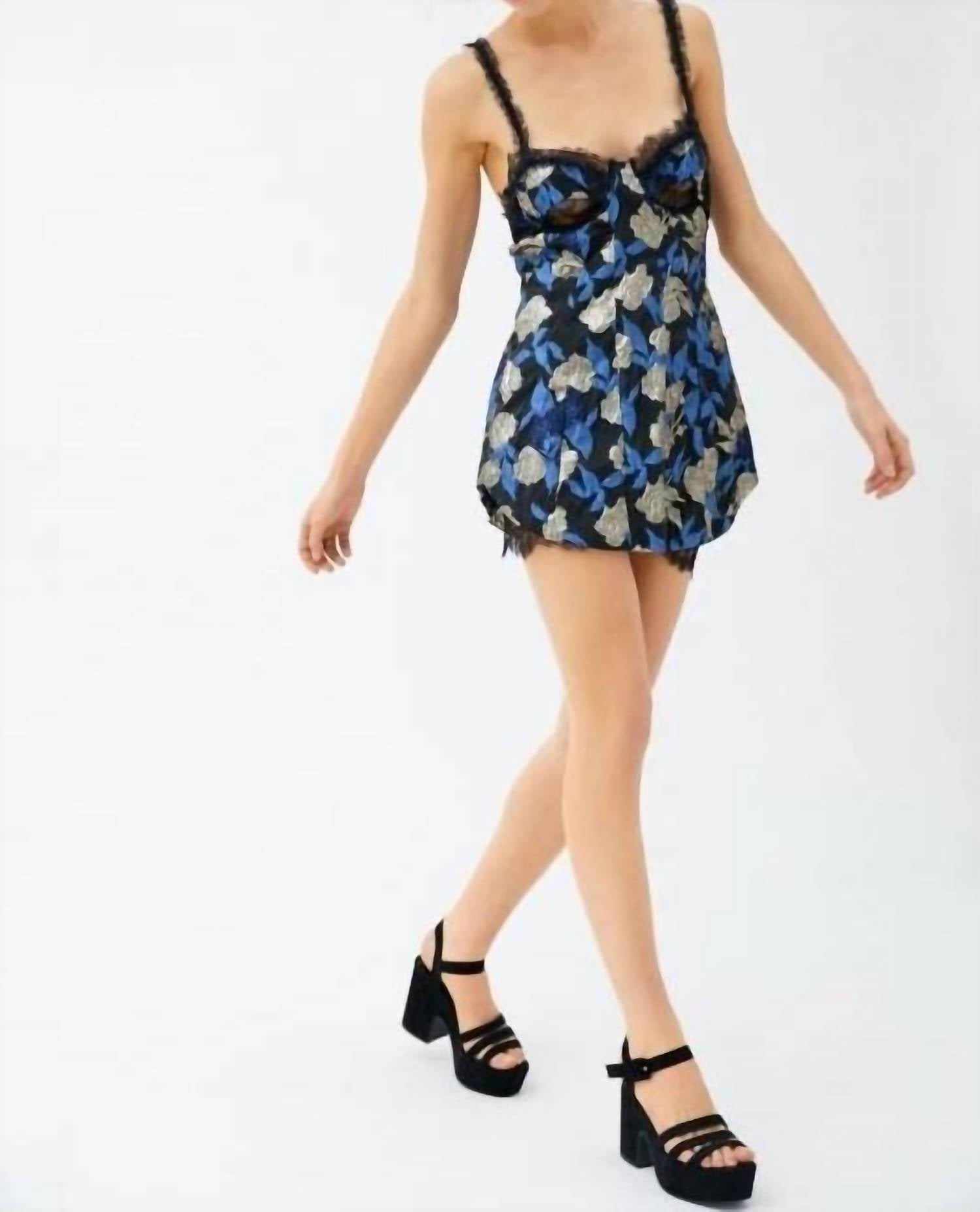 For Love & Lemons - Madame Brocade Mini Dress
