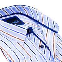 Eight X - Striped Button Down Shirt