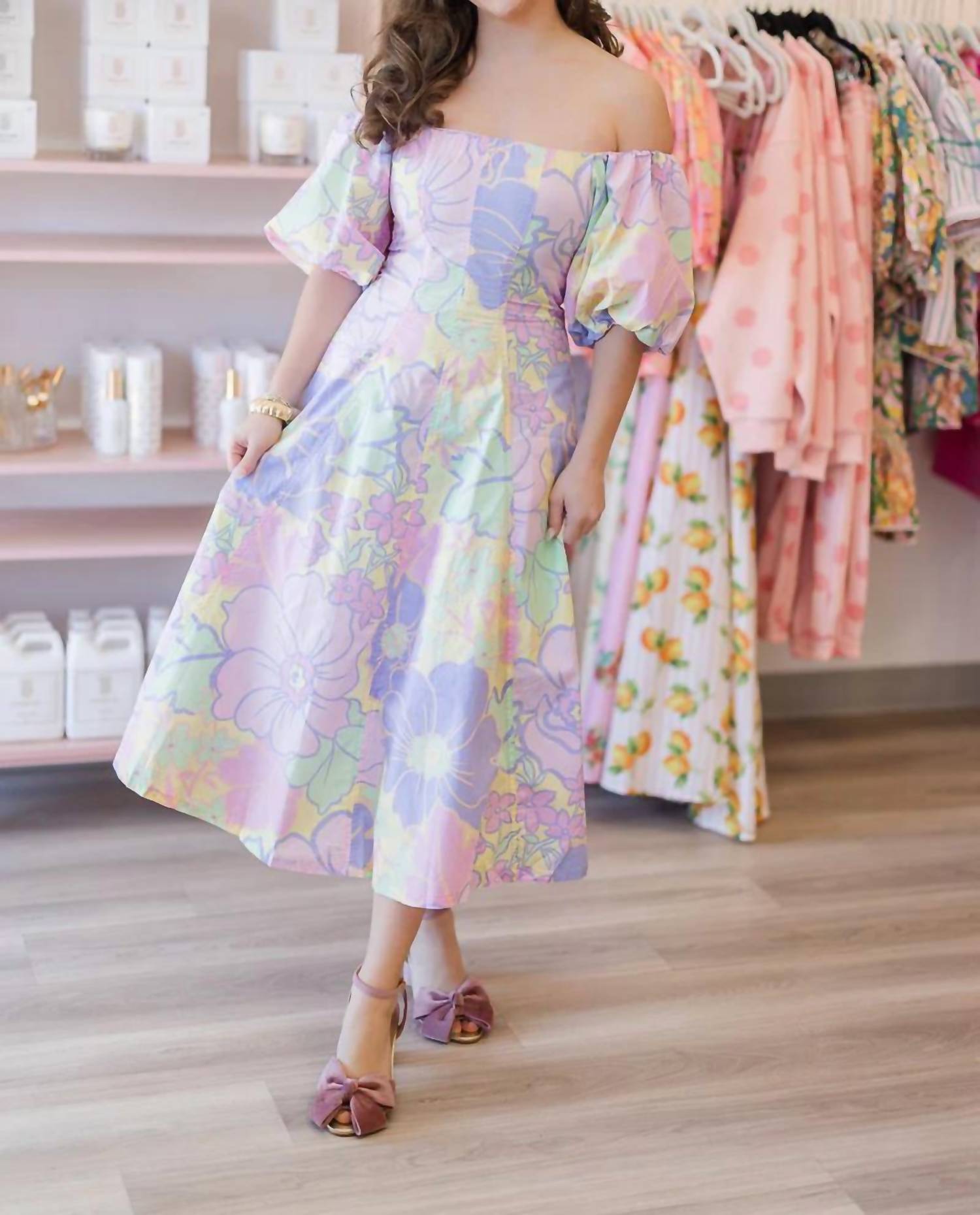 Karlie - Off Shoulder Maxi Dress