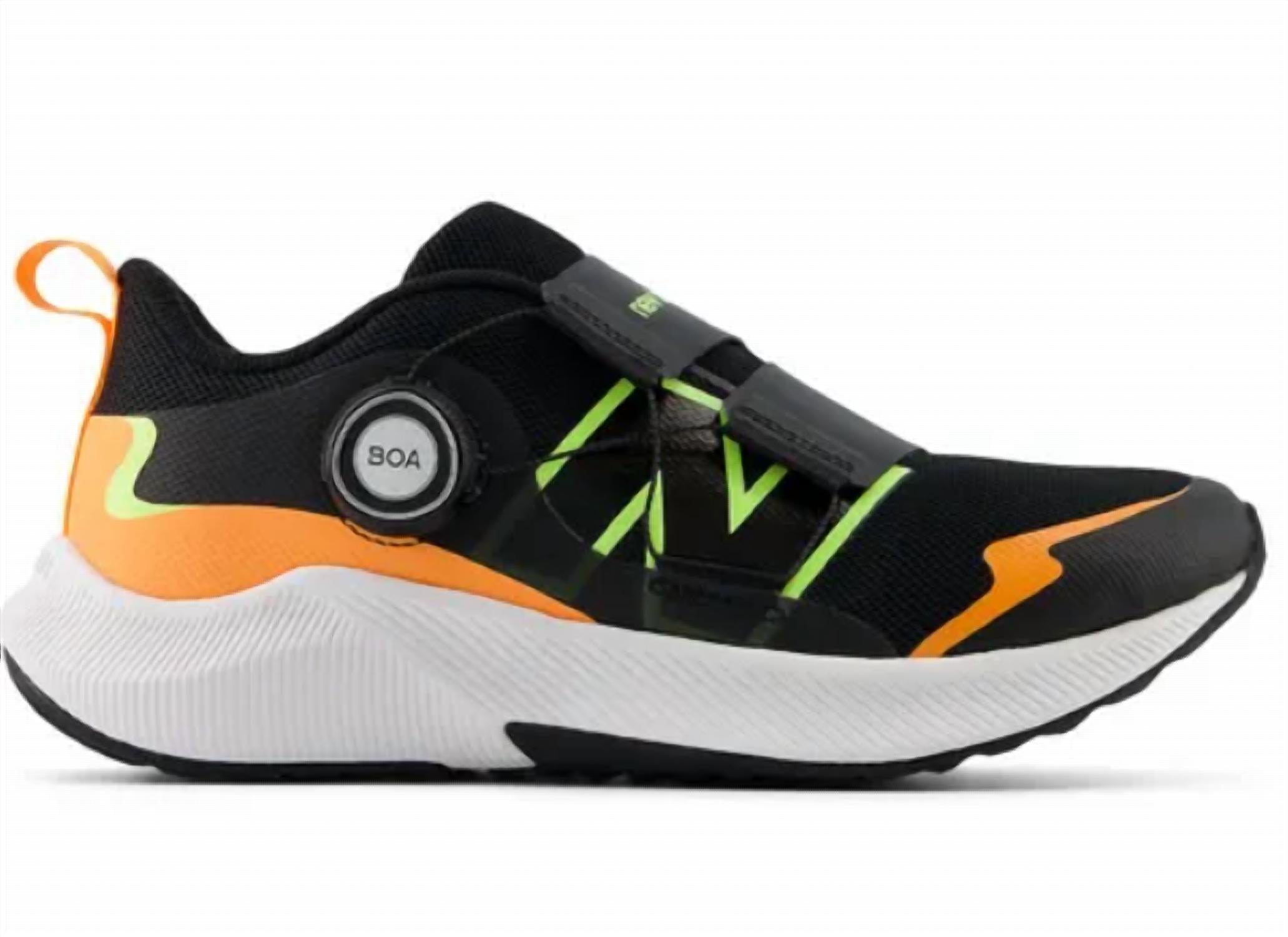 New Balance Kids Dynasoft Reveal V4 Boa Shoes in black green - kids' sneaker