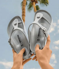 BIRKENSTOCK Women's Gizeh Eva Sandals in silver - women's shoe - view 5