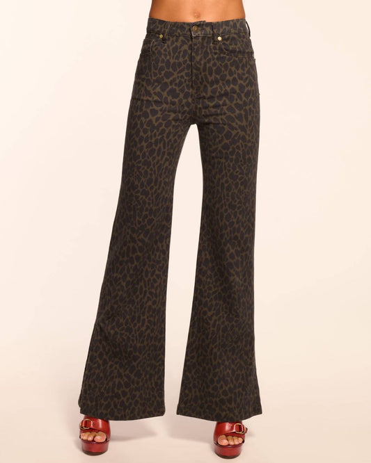 Ramy Brook - Tyra Printed High-rise Flare Jean