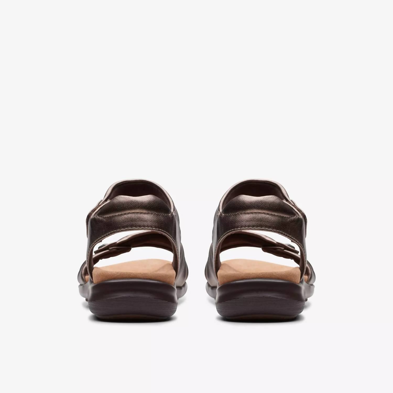 Clarks Women's Kitly Ave Sandals in bronze - women's sandal - detail view