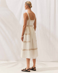 Julietta - Fitted Bodice Midi Dress