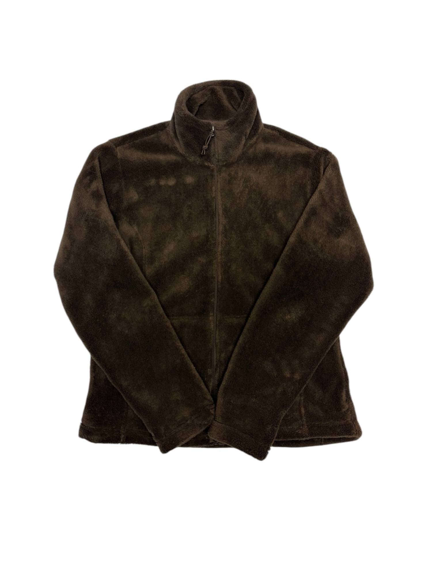 White Sierra Full-zip Plush Jacket in brown - women's jacket - detail view