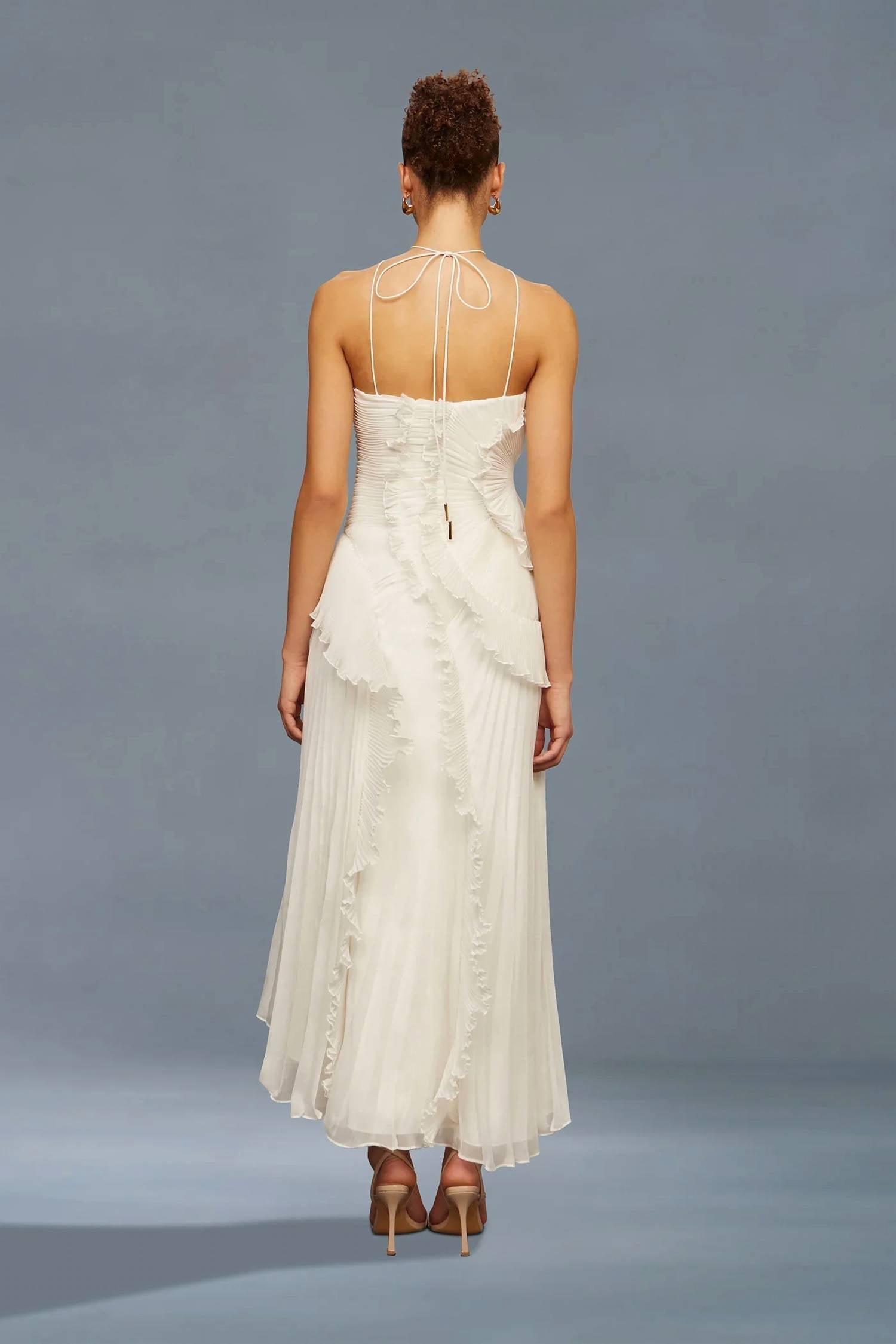Amur - Lorelie Halter Midi Gown
