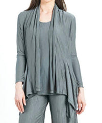 Clara Sunwoo - Soft Pleat Knit - Cardigan & Tank Twinset