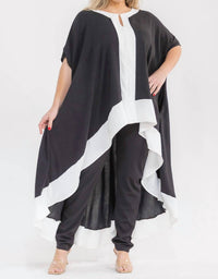 Karen T Design - Hilo Monochrome Tunic Top