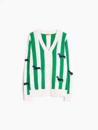 Vilagallo - Stripe Dachshunds Cardigan