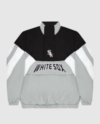 Starter - Men's Chicago White Sox Nylon Half-zip Starter Jacket